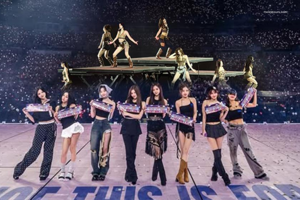 Group photo on stage