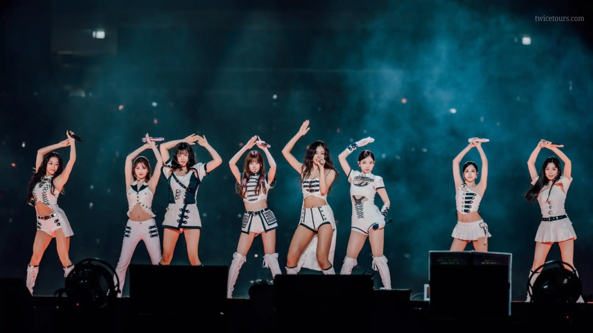 TWICE performing live on the THIS IS FOR World Tour in Dallas