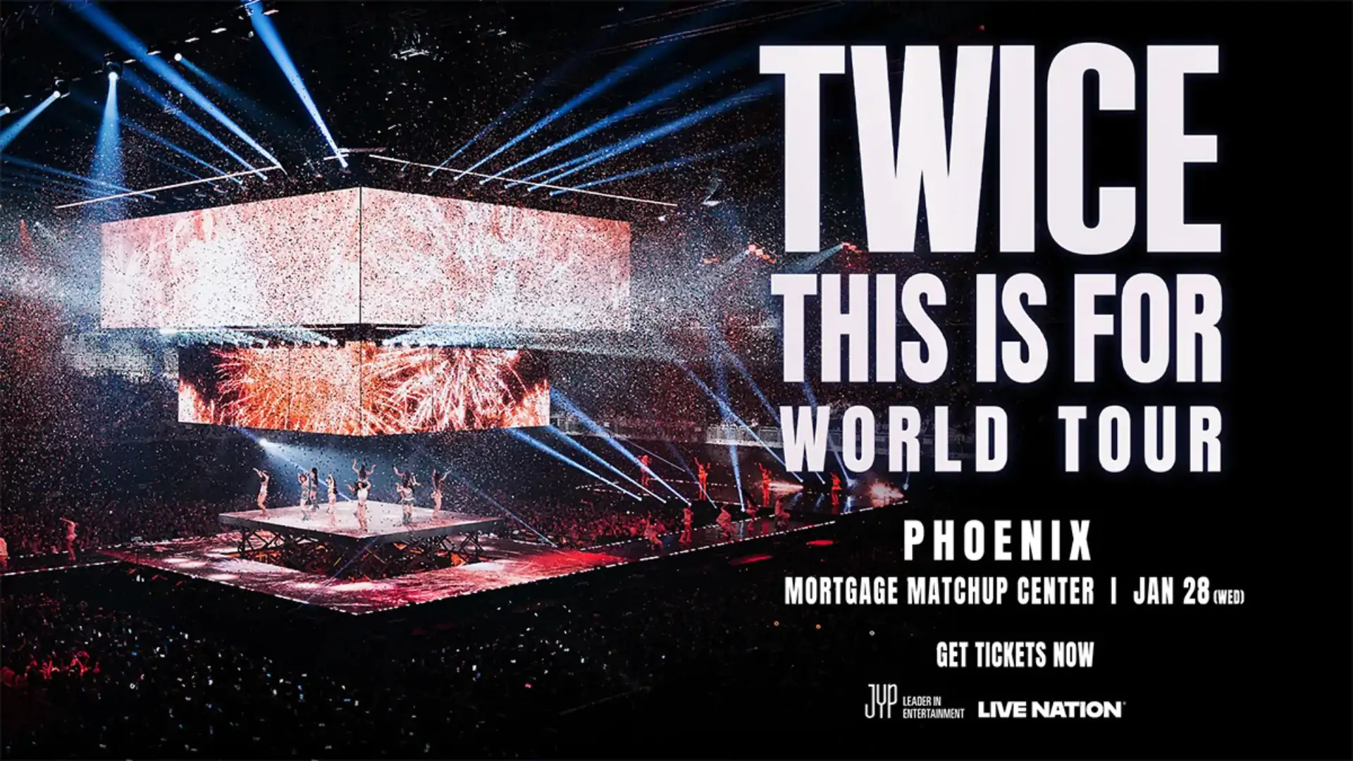 TWICE Phoenix Concert Jan 28, 2026 at Mortgage Matchup Center 1 TWICE Concert Phoenix