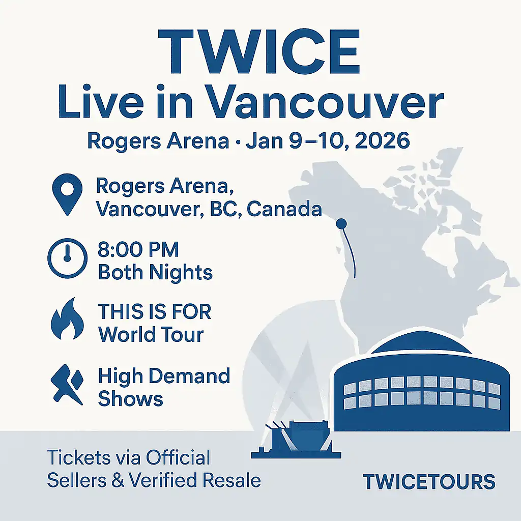 TWICE Brings Two-Night Tour Stop to Vancouver’s Rogers Arena 8 Twice Vancouver infographics